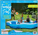 Members Mark Elegant Family Pool 10 Feet Long 2 Inflatable Seats with Backrests. New Version