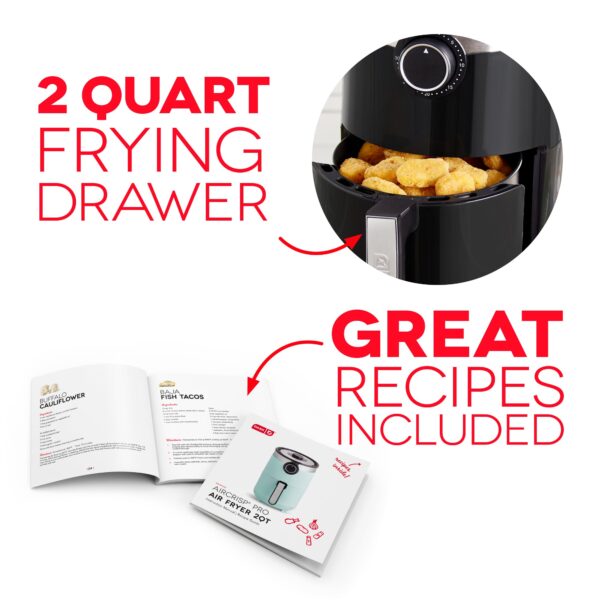 Aircrisp® Pro Compact Air Fryer 2Qt.