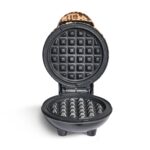 Mini Waffle Maker with Leopard Print