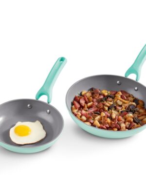 Dream Green Recycled Aluminum 8"/10" Fry Pan Set