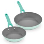 Dash Dream Green Recycled Aluminum 9.5"/11" Fry Pan Set