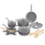 Dream Green Recycled Aluminum 15pc Cookware Set