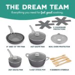 Dream Green Recycled Aluminum 15pc Cookware Set