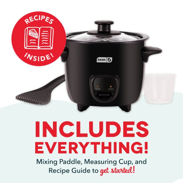 Mini Rice Cooker with Keep Warm