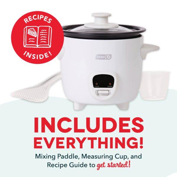 Mini Rice Cooker with Keep Warm