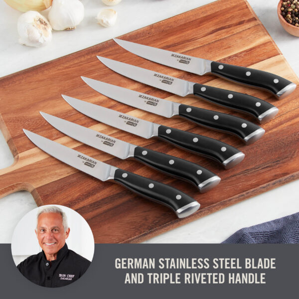 Zakarian by Dash 6 Piece Steak Knife Set