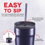 2-in-1 Spill-Proof Insulated Tumbler