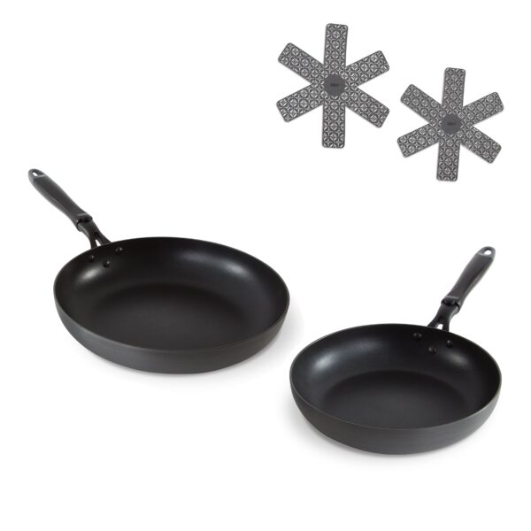 Hard Anodized 2pc Fry Pan Set