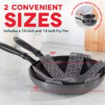 Hard Anodized 2pc Fry Pan Set