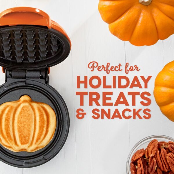 Pumpkin Mini Waffle Maker