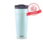 2-in-1 Spill-Proof Insulated Tumbler