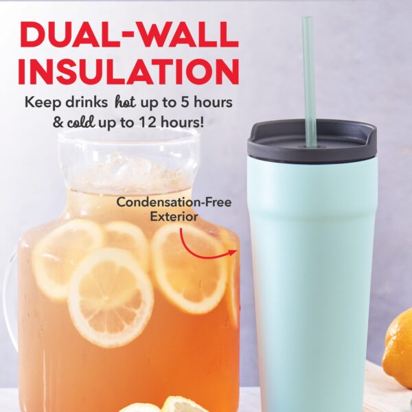 2-in-1 Spill-Proof Insulated Tumbler