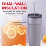 2-in-1 Spill-Proof Insulated Tumbler