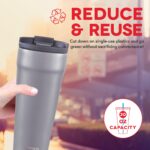 2-in-1 Spill-Proof Insulated Tumbler